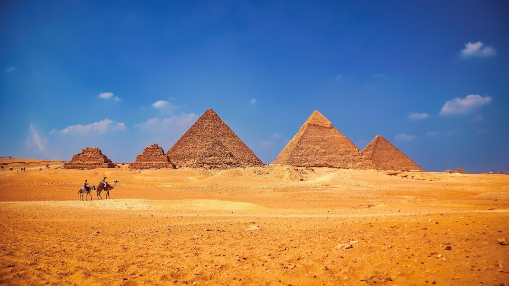 Un'immagine delle piramidi d'Egitto